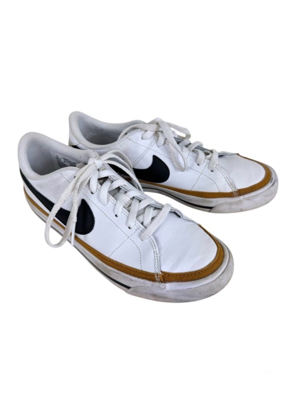 Nike‎ Boys Court Legacy DA5380-102 White Casual Sneakers Tennis Shoes Size 4Y